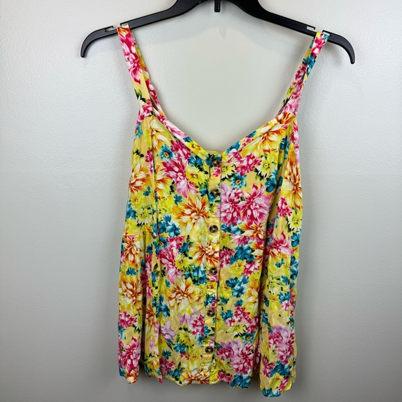 TORRID Tops - TORRID Size 2 Floral Spring and Summer Tank with Adjustable Straps.